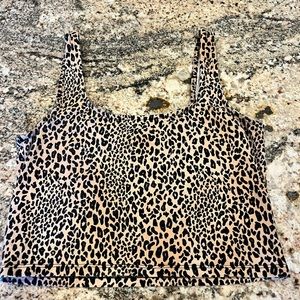 Cheetah Print Tank Top